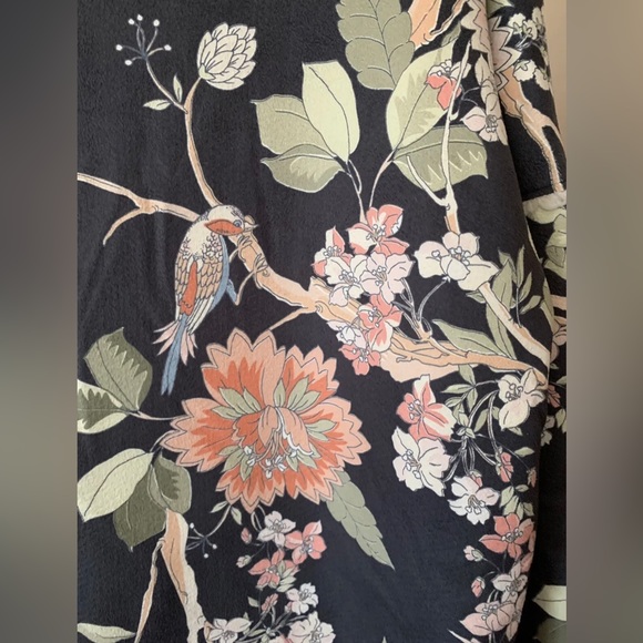 Johnny Was Pete & Greta Dusk Floral Print Sherpa Coat Women’s Small New W/ Tags - Picture 8 of 12